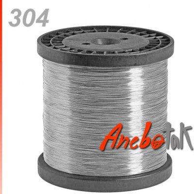 Nerezový drát 304 měkký, 0,2 mm, cívka, 100 m – Sleviste.cz