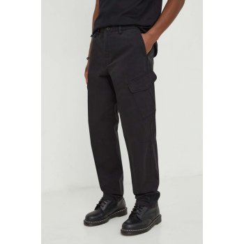 Paul Smith kalhoty PS pánské černá jednoduché M2R.249X.M21553
