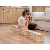 Montessori smyslová pomůcka Montessori Furniture Balanční chodník rovný natural