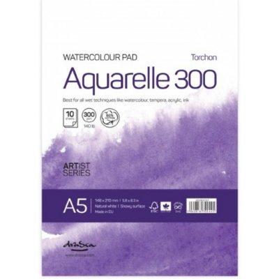 Drasca Art Skicák Aquarelle Torchon 300 přírodní bílý 300g m2 10 listů A5 – Hledejceny.cz