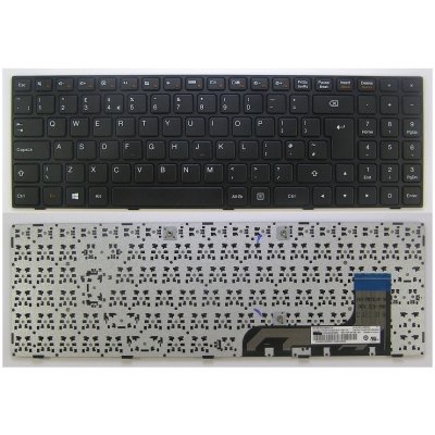 česká klávesnice Lenovo IdeaPad 100-15IBY Lenovo Essential B50-10 černá UK/CZ přelepky – Zboží Mobilmania