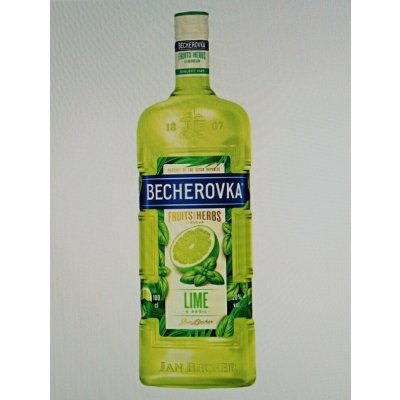 Becherovka Lime Basil 20% 1 l (holá láhev) – Hledejceny.cz