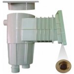Vágner Pool bazénový skimmer 17,5 l s úkosem 6°, standardní hrdlo, mosazné zástřiky – HobbyKompas.cz