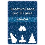 ELEGANT STYLE s.r.o. Vánoční kreativní sada PLA náplní pro 3D pero s 21 předlohami – 1,75 mm 4× 5 m – Zbozi.Blesk.cz