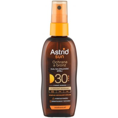 Astrid Olej na opalování ve spreji SPF 30 70 ml – Sleviste.cz