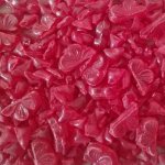 Skleněná drť - červeň 1 kg – Zboží Mobilmania