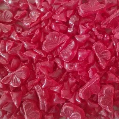 Skleněná drť - červeň 1 kg – Zboží Mobilmania