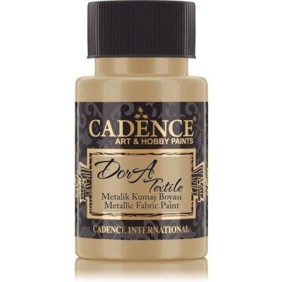 Metalická barva na textil Dora Texile antická zlatá antique gold 50 ml – Zboží Mobilmania