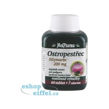 MedPharma Ostropestřec Silymarin 200 mg 67 tablet