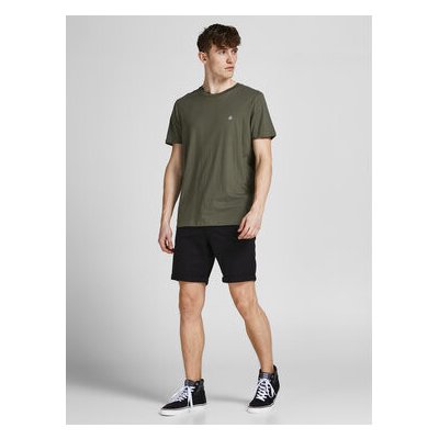 Jack & Jones šortky z materiálu Dave 12182549 Černá – Zboží Mobilmania