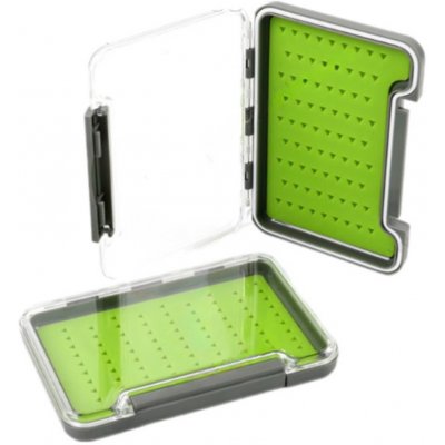 VoLeichi Slim dotěsná krabička na mušky se silikonovou vložkou malá čirá a šedá – Sleviste.cz