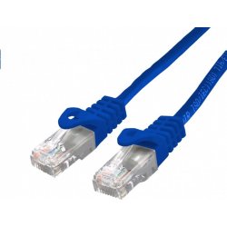 C-TECH CB-PP6-1B patch, Cat6, UTP, 1m, modrý