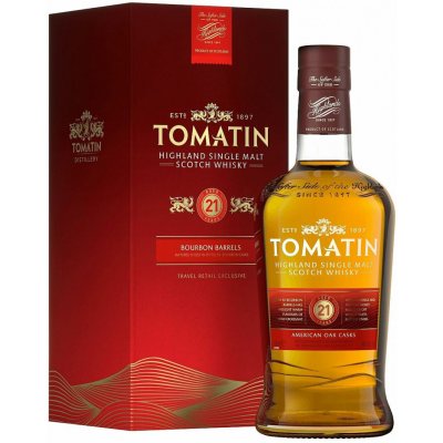 Tomatin Bourbon Barrels 21y 46% 0,7 l (karton) – Hledejceny.cz