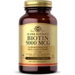 Solgar Biotin 5000 mcg 100 rostlinných kapslí – Hledejceny.cz