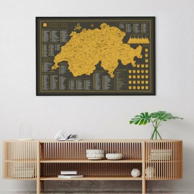 Stírací mapa Švýcarska – Sleviste.cz