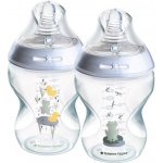 Tommee Tippee láhev s obrázky C2N 2ks me modrá 260ml – Sleviste.cz