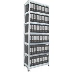 Biedrax 35 x 90 x 270 cm 7 polic stříbrný pozink – Zbozi.Blesk.cz