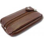 Klíčenka Tmavě hnědá kožená se zipovou kapsou 619 2418 44 – Hledejceny.cz