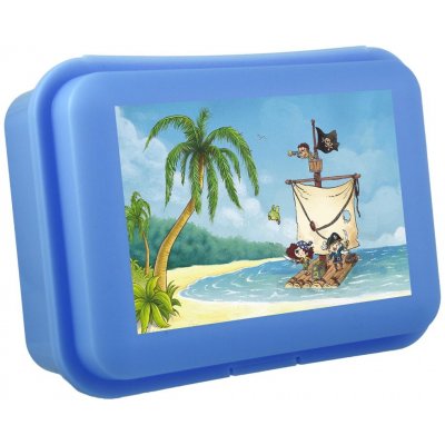 Tvar box svačinový 18x13x7cm s potiskem mix barev – Zboží Dáma