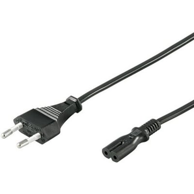 PremiumCord napájecí kabel pro notebooky 2-pólový, délka 3m, černý - PremiumCord 306218 – Sleviste.cz