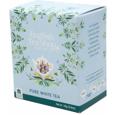 English Tea Shop Bílý čaj čistý 8 sáčků – Zboží Mobilmania