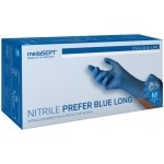 SSGlove Jednorázové nitrilové vyšetřovací rukavice modré 100 ks – Zboží Dáma