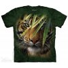 Pánské Tričko Pánské batikované triko The Mountain Emerald Forest zelené