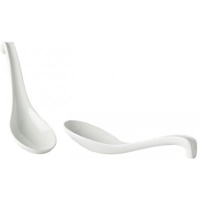 MIJ Velká lžíce bílá 17,5 cm – Sleviste.cz