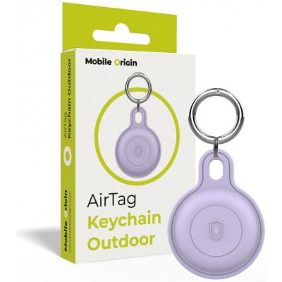 Mobile Origin AirTag klíčenka outdoor Fialová FRL-ATOD-PUR – Zboží Mobilmania