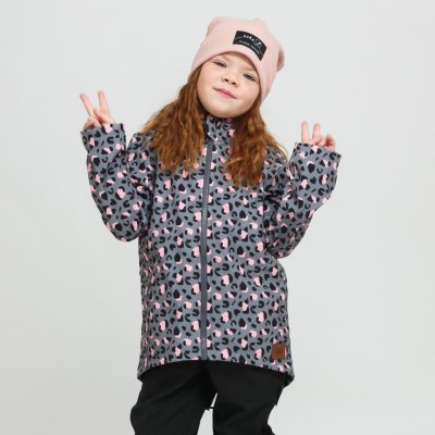 Dětská leopardí softshell parka – Zboží Mobilmania
