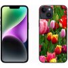 Pouzdro a kryt na mobilní telefon Apple mmCase na iPhone 14 tulipány