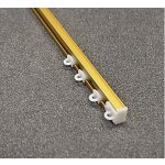 Venda kolejnicová garnýž hliníková komplet Giada bila 100 cm – Zboží Mobilmania