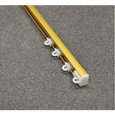 Venda kolejnicová garnýž hliníková komplet Giada bila 100 cm – Zboží Mobilmania