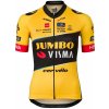 Cyklistický dres AGU JUMBO-VISMA 23 LADY černá/žlutá