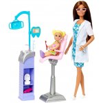 Mattel Barbie Povolání Zubařka hnědovláska DHB63 – Zboží Mobilmania