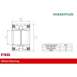 Schaeffler FAG Sada ložisek kol FAG 713667230 - BMW 3 E30 320 is / kW: 141/ 05.1988->12.1990 | Zboží Auto