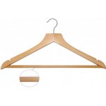 ALDA-HOTEL-EQUIPMENT Ramínko dřevěné Basic s háčkem RIFWD1007N – Zboží Dáma