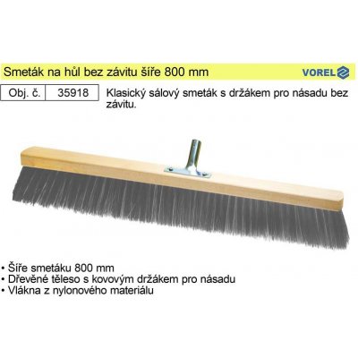 Toya smeták průmyslový šíře 80 cm TO-35918 – Zboží Mobilmania