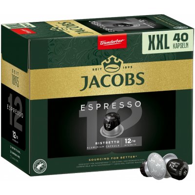 Jacobs Espresso Ristretto intenzita 12 pro Nespresso 40 ks – Zboží Dáma