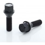 Sada 20 kuželových šroubů HEX17 M12x1,25 x28mm Černé