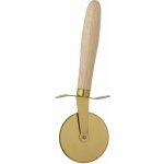 Bloomingville Kráječ na pizzu Cati, zlatý, buk – Sleviste.cz