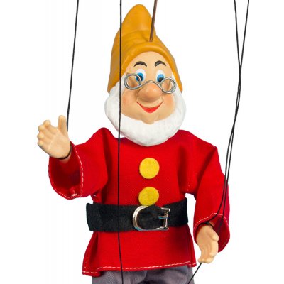 Mašek umělecká výroba Loutka sádrová Trpaslík Prófa 20 cm – Zbozi.Blesk.cz