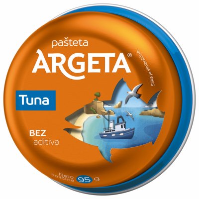 Argeta Paštika Tuňáková 95g