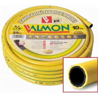 Valmon PROFI neprůhledná žlutá Pmax 10 BAR 3/4" 25m – Zboží Mobilmania