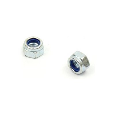 Samojistící matice DIN 985 M6 zinek bílý – Zbozi.Blesk.cz