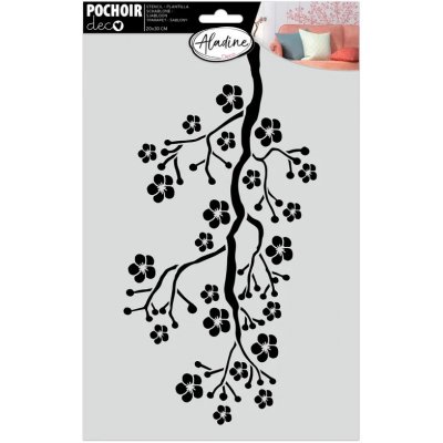 Šablona Pochoir Textile Sakura – Zbozi.Blesk.cz