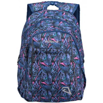 Willard batoh SCHOOL 25 fialová růžová tyrkysová – Sleviste.cz