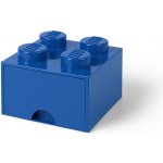 LEGO® Úložný box 4 s šuplíkem světle modrá – Zboží Dáma