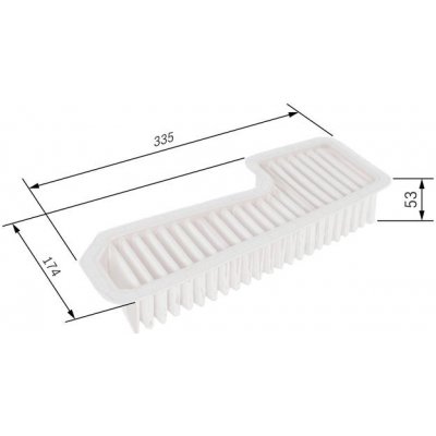 BOSCH F 026 400 158 Vzduchový filtr (F026400158) – Hledejceny.cz