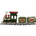 Clayre & Eef Zelená kovová dekorace vláček Christmas Train - 77*15*33 cm – Hledejceny.cz